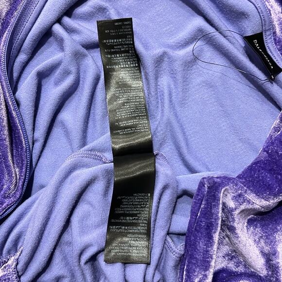 Balenciaga Zipped Velvet Hoodie Purple Sequin Velvet Hoodie XL AUTHENTIC - Picture 8 of 13